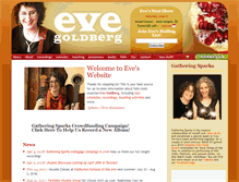 Tablet Screenshot of evegoldberg.com